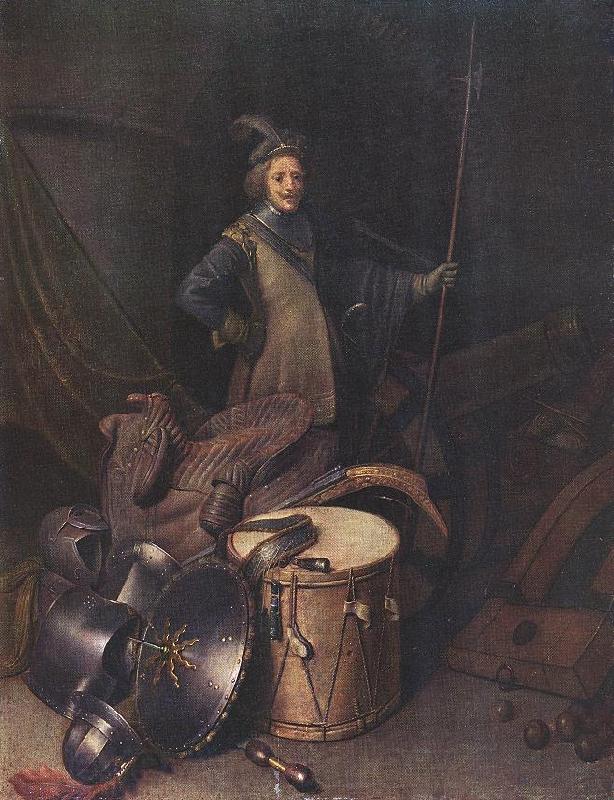 DOU, Gerrit Officer of the Marksman Society in Leiden fg Norge oil painting art